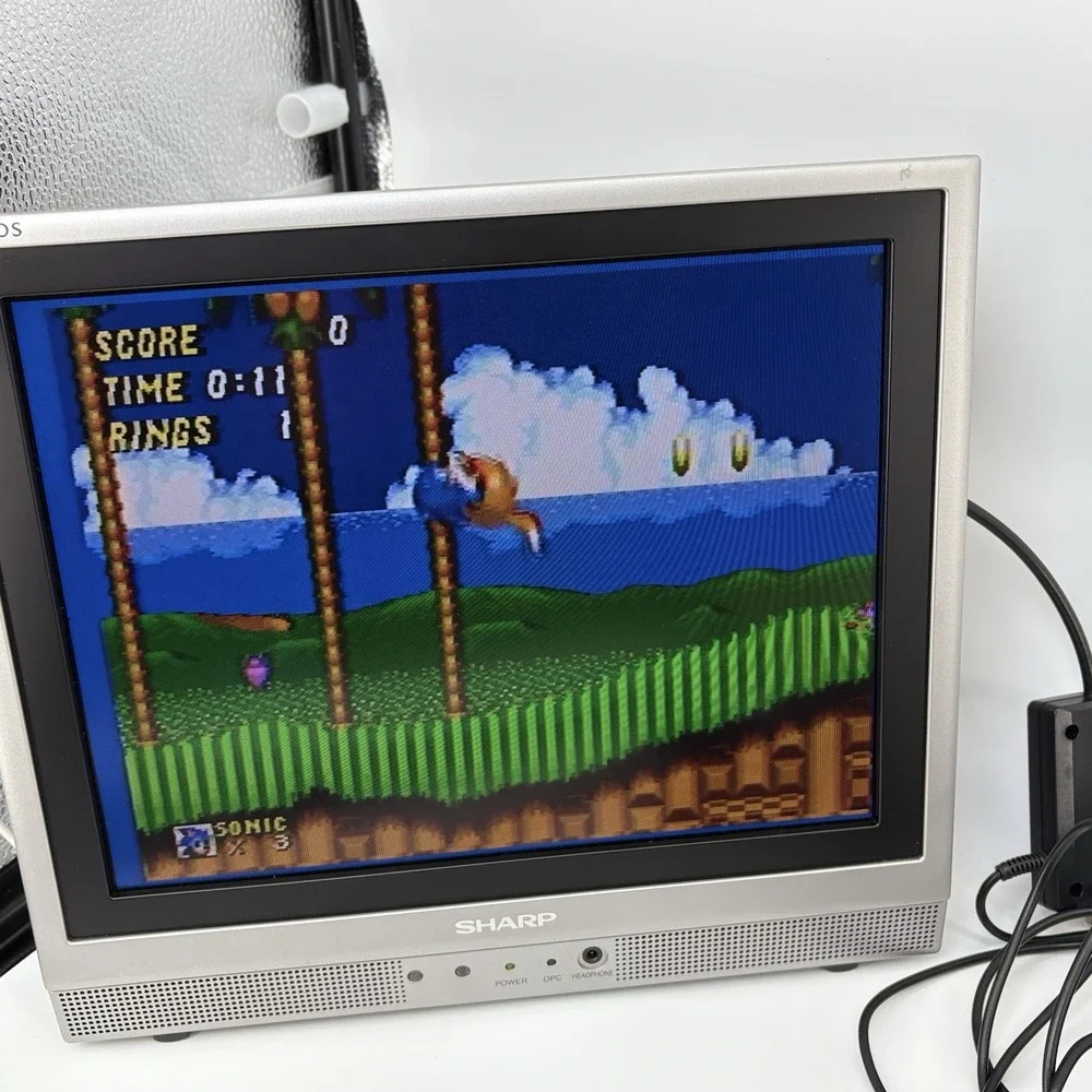 Sega Genesis Model 1 Console 1601 With Sonic 2 - Internally Cleaned Read Ds!